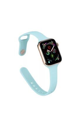Apple Watch 1 2 3 4 5 6 Ve Se Serisi 42-44 Mm Ince Silikon Kordon INCKRDN12