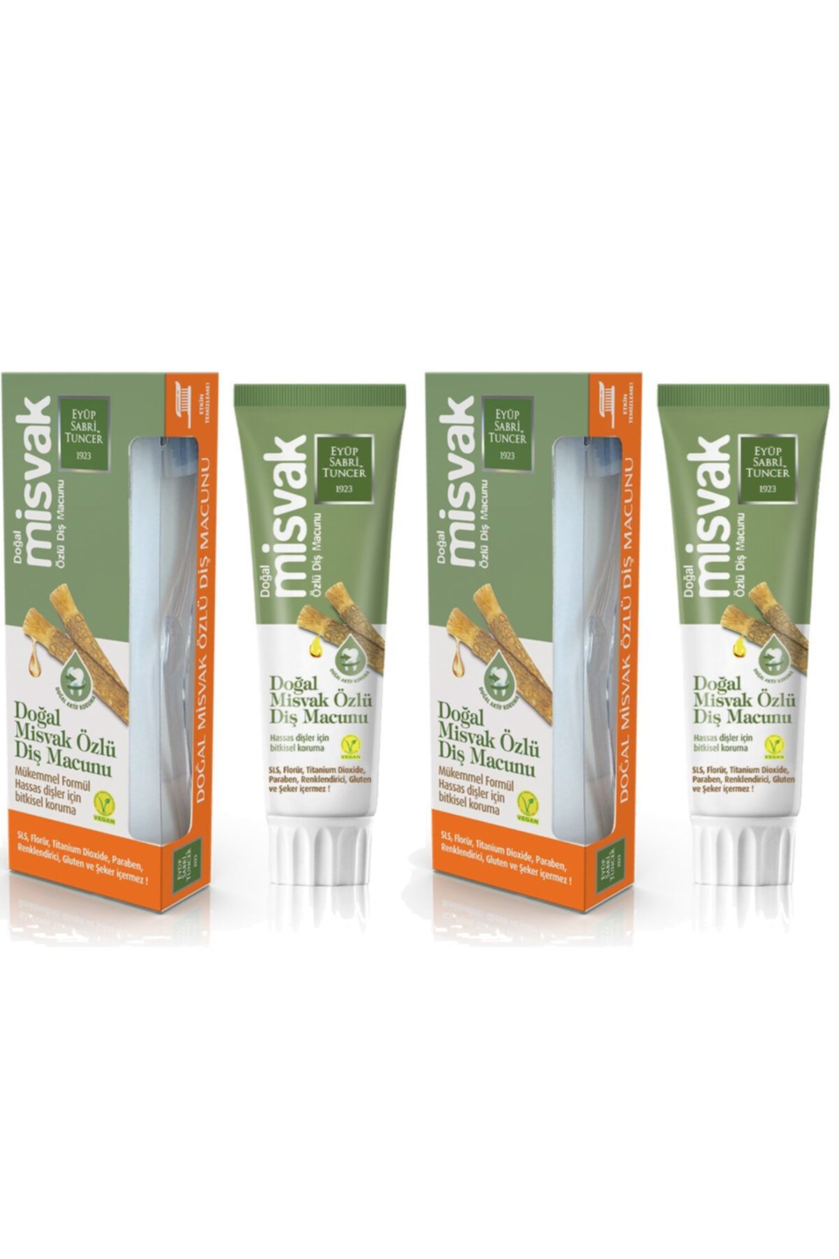 Eyüp Sabri Tuncer-Natural Miswak Extract Toothpaste 75 Ml X2 Pieces 1