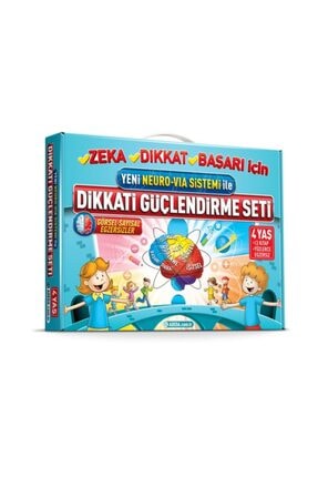 Adeda Yayınları Neuro Via Sistemi Dikkat Güçlendirme Seti 4 Yaş Neuro Via Sis...