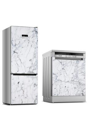 Buzdolabı Ve Bulaşık Makinesi Desen Kaplama Folyo Sticker DW4220