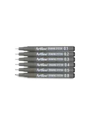 Artline Drawing System Teknik Cizim Kalemi 6 Li Set Trendyol