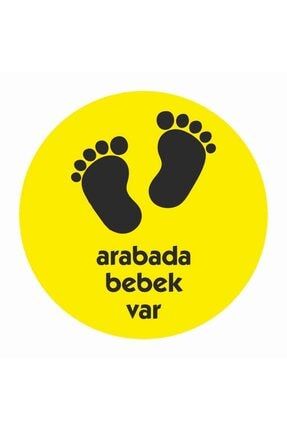 Arabada Bebek Var Sticker - 20005 (12 X 12 Cm) 200051212