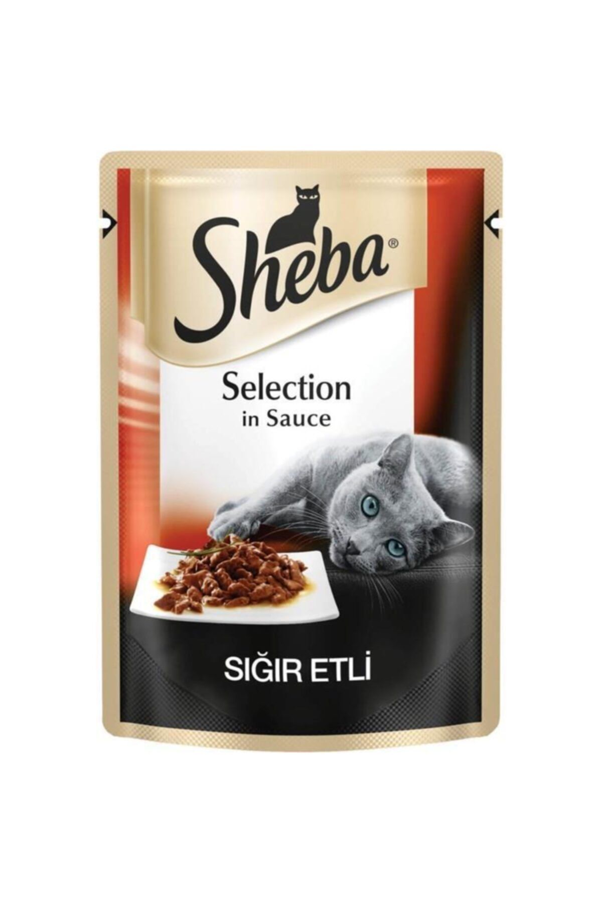 sheba sigir etli pouch konserve kedi mamasi 85 gr fiyati yorumlari trendyol