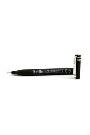 artline artline 231 siyah cizim kalemi
