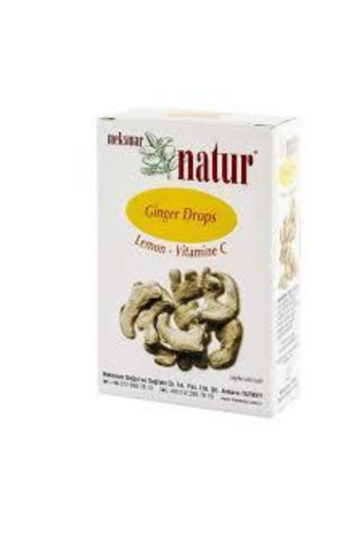Kara&Demir Baharat Meksmar Natur Bitkisel Ginger Drops Lemon Vitami C