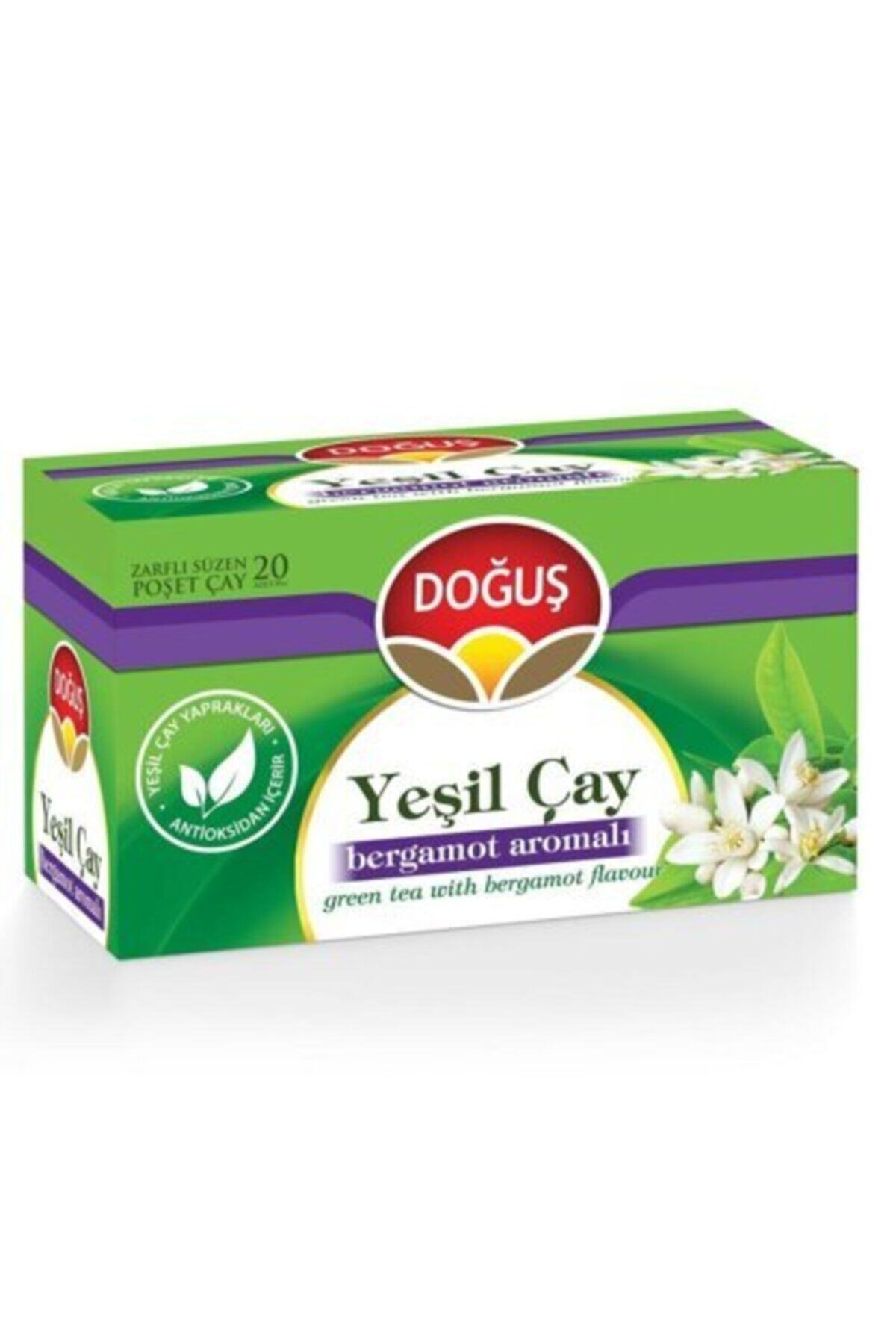 Doğuş Çay Doğuş Bergamot Yeşil Çay 1,75 Gr*20'li (2 PAKET)