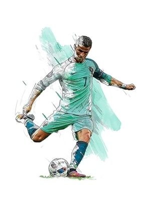 Ronaldo Tablo Ahşap Poster Dekoratif f8f8f8(492)spor