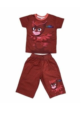 Kız Çocuk Desenli Pijamaskeliler Baykuş Kostüm 37365262