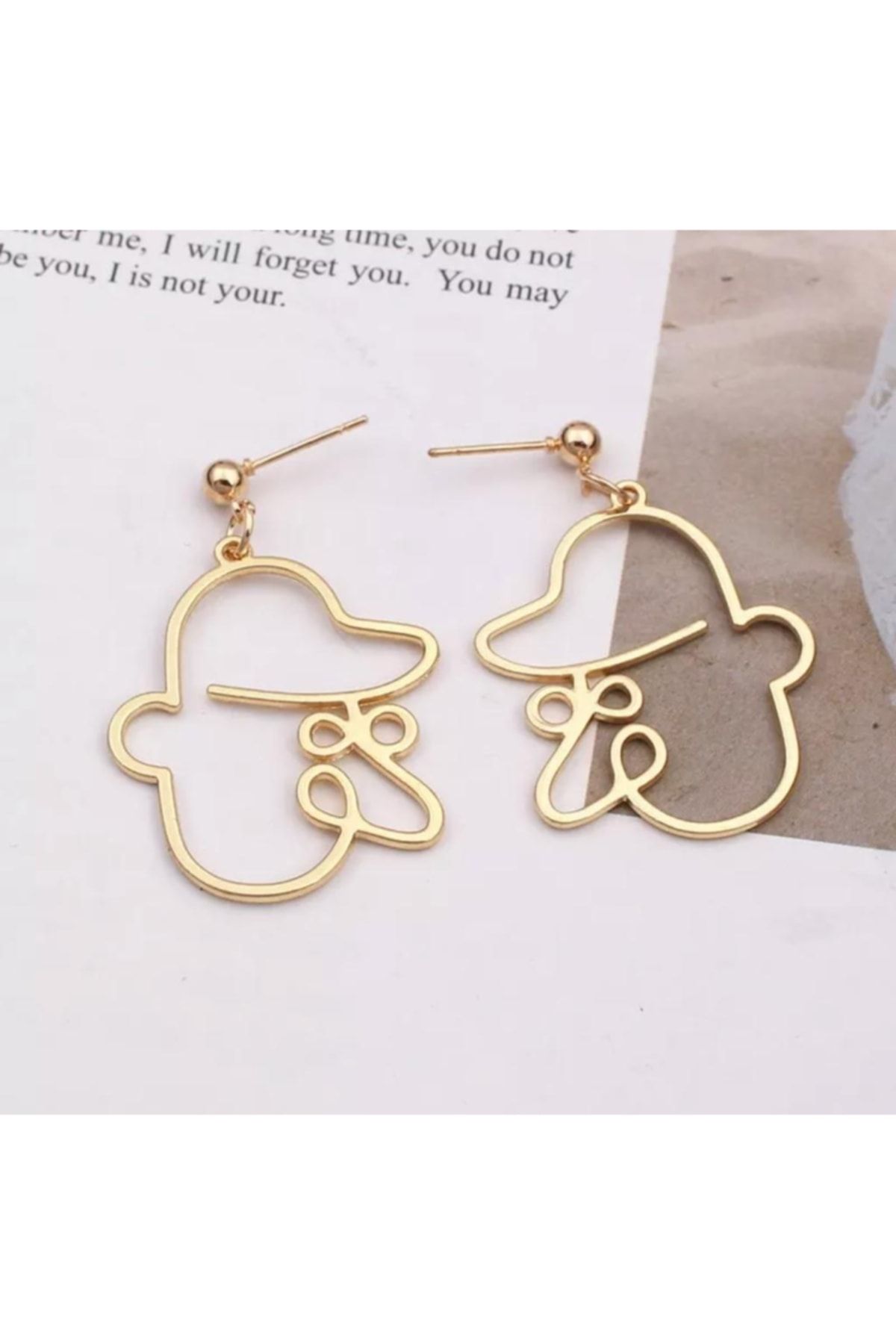 Face earrings deals