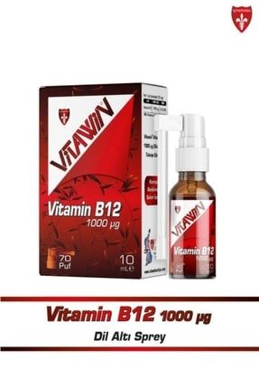 Vitamin B12 1000 Mcg 10 ml Dilaltı Sprey 70 Puf 8692860200816