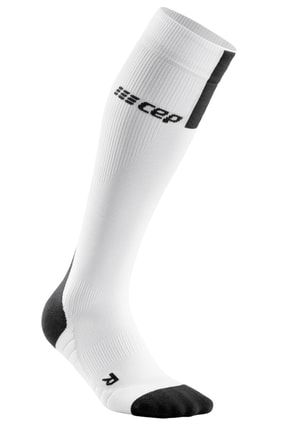 Run Socks 3.0 Sporcu Kompresyon Çorabı, Beyaz/Koyu Gri ,Erkek IV Run socks 3.0 E