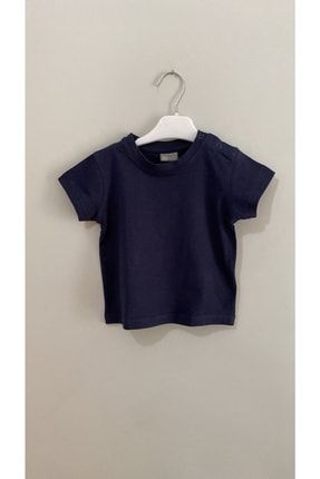 Unisex Bebek Yanları Çıtçıtlı Basic T-shirt TYC00398725440