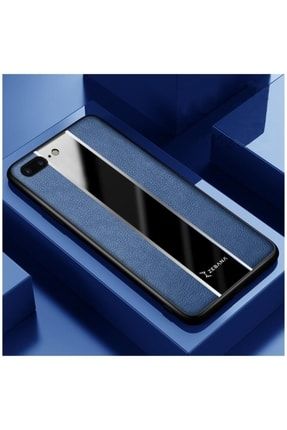 Apple Iphone 7 Plus Uyumlu Kılıf Premium Deri Kılıf Mavi 1994-m7