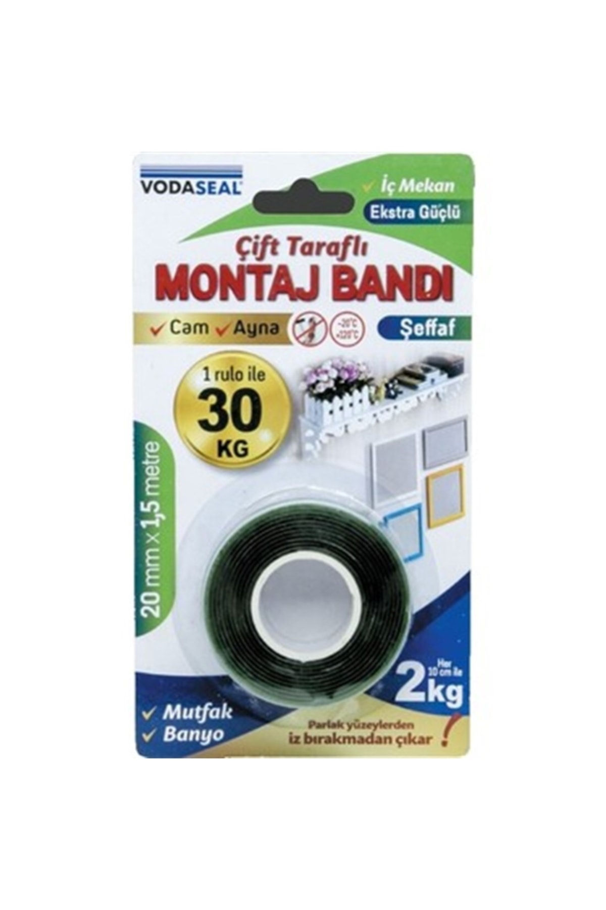Double Sided Vhb Mounting Tape 20 Mm 1.5 Meters Transparent Nm 78 0994