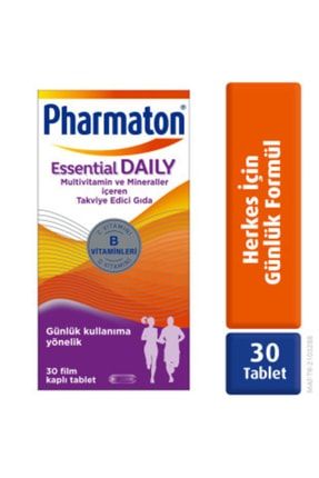 Essential Daily 30 Tablet - Vitamin B, Vitamin C, Vitamin D, Multivitamin Ve Mineraller 12312312321