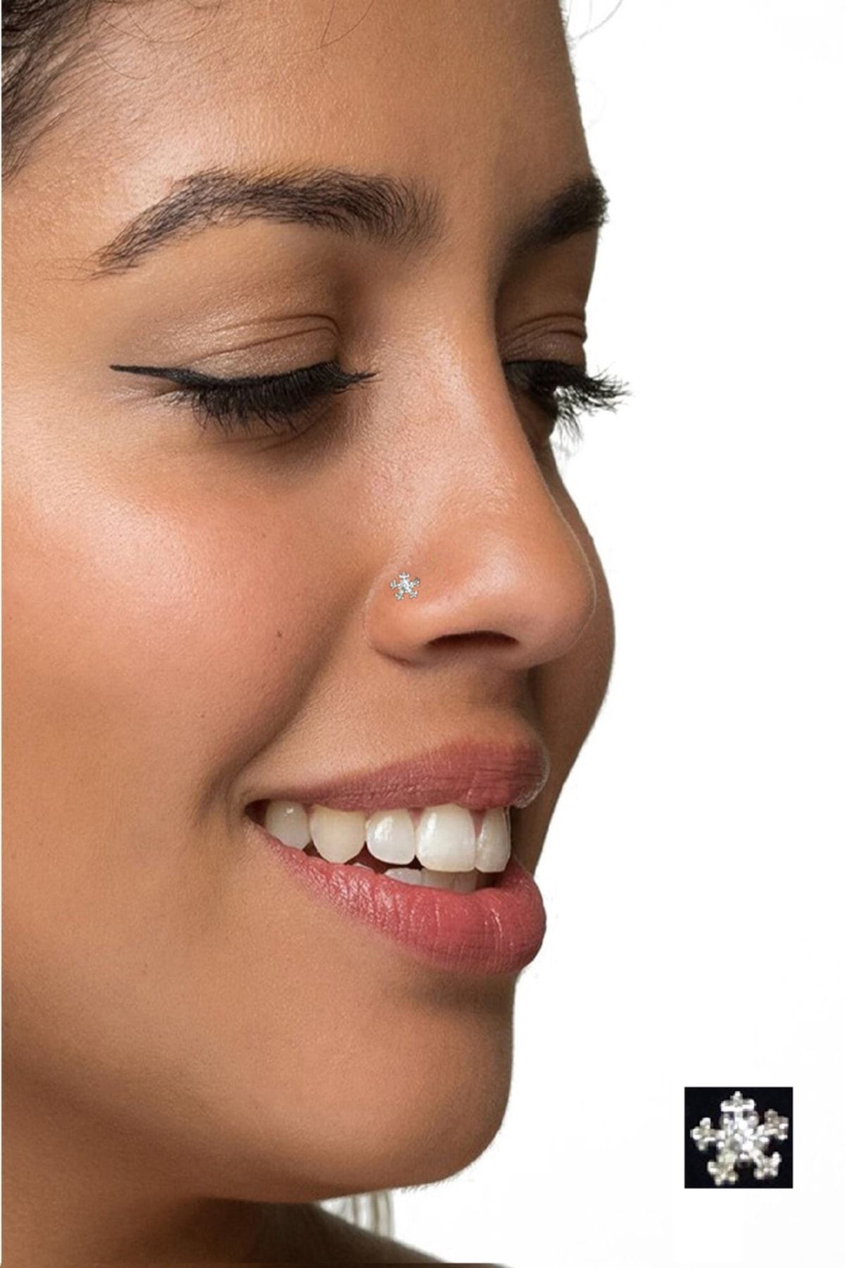 Snowflake nose best sale ring