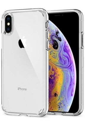 Iphone Xs Max Kılıf Şeffaf Hibrit Silikon Esnek Tam Koruma 40108