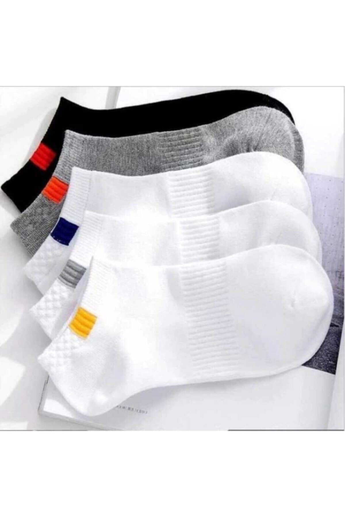 Pofudy Socks 5'li Yazlık Spor Patik Kaliteli Çorap Seti