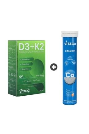 2’li Paket – Provitamin D3, Vitamin K2, 20ml Sprey + Prokalsiyum, 20'li Efervesan 8682960479502