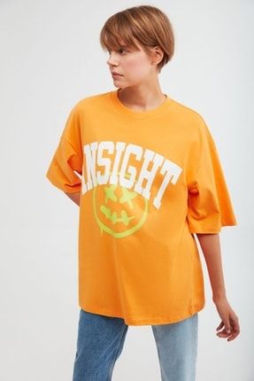 Insıght Oversize Turuncu T-shirt INSIGHT22092021