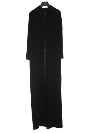 Kadın Siyah Gece Elbisesi 1815025707