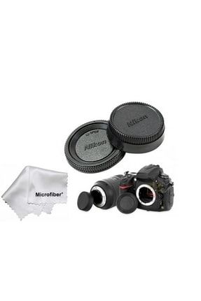 Body Ön Ve Lens Arka Kapağı Nikon D800 D800e D810 D850 123Siyah