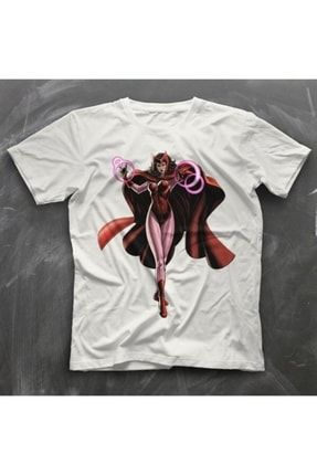 Scarlet Witch Beyaz Unisex Tişört T-shirt 7453WT