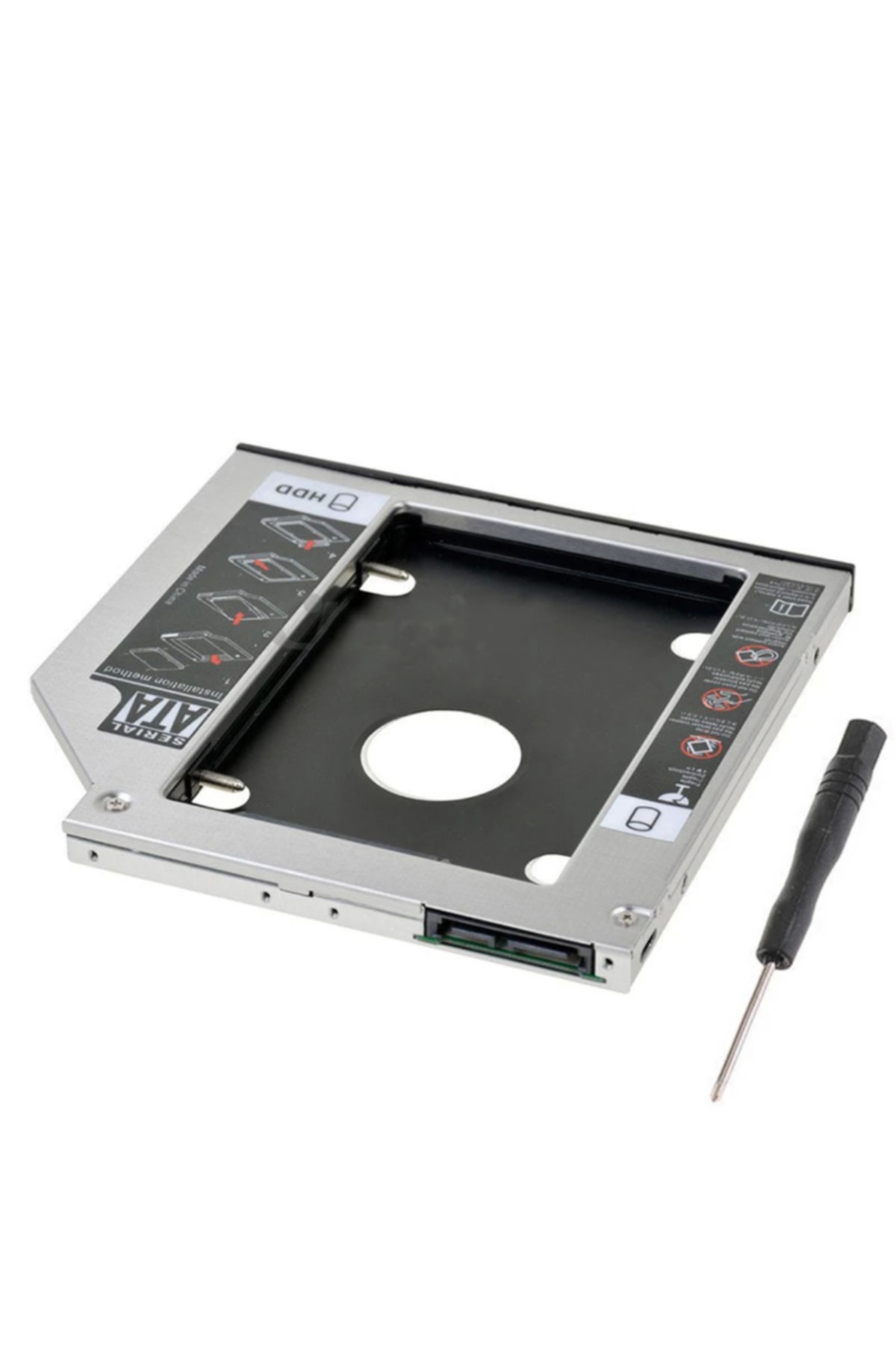 12.7mm Caddy Sata 12.7 Mm Ssd Harddisk Kutusu Kızak Laptop Ssd Notebook Ikinci Hdd Takma 3