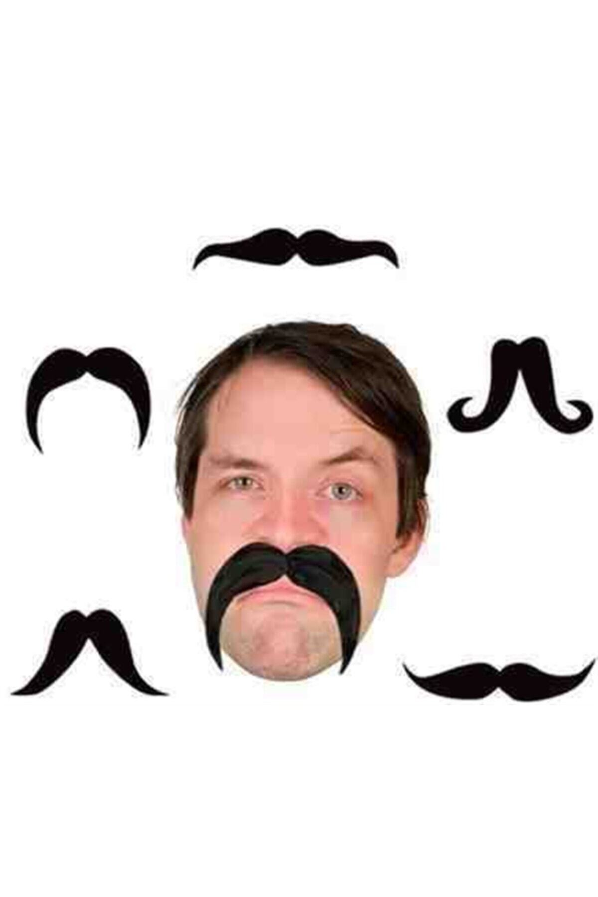 YFHOME Parti Davet Özel Gün Çocuk Yetişkin Eğlenceli Şaka Takma Bıyık