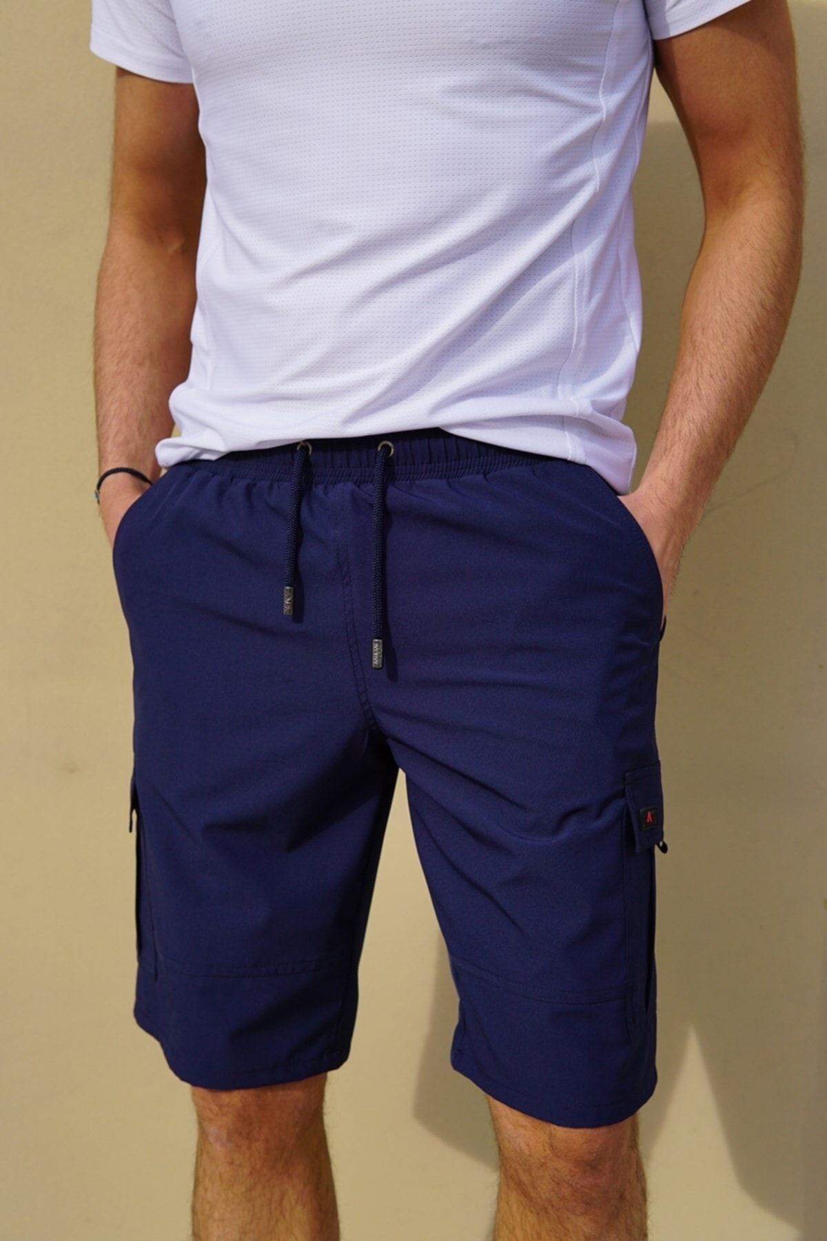C&City-Men's Lycra Swim Shorts C1444 Navy Blue 3