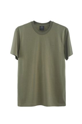 Unisex Haki Basic T-shirt MNL-01-E