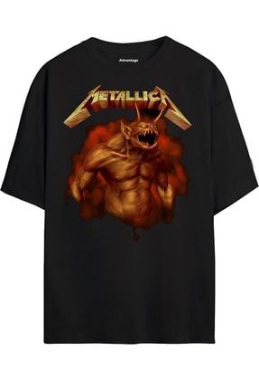 Metallica 11,tasarım Oversize Tshirt- Tişört adv-metallica-oversize-000012