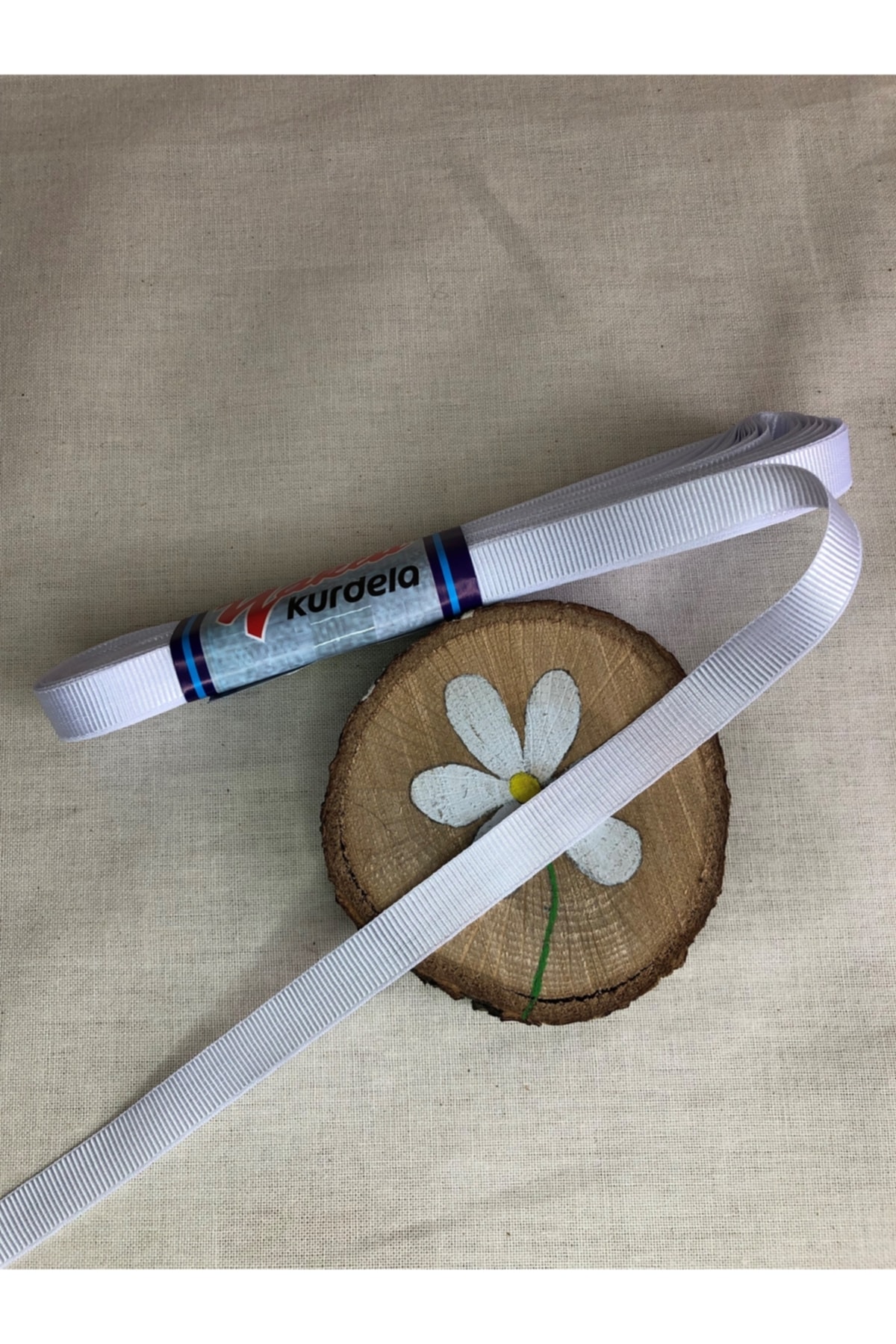 10 Meters White Grosgrain Ribbon (1 CM) – Ribbon