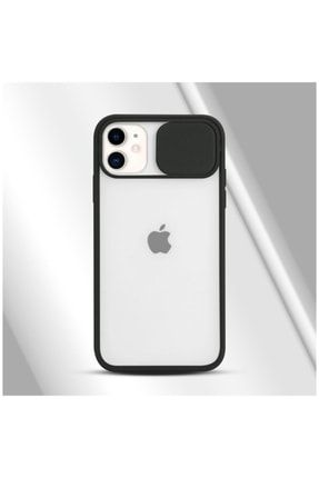 Apple Iphone 11 Uyumlu Kılıf Kamera Lens Korumalı Kılıf Siyah 2199-m350