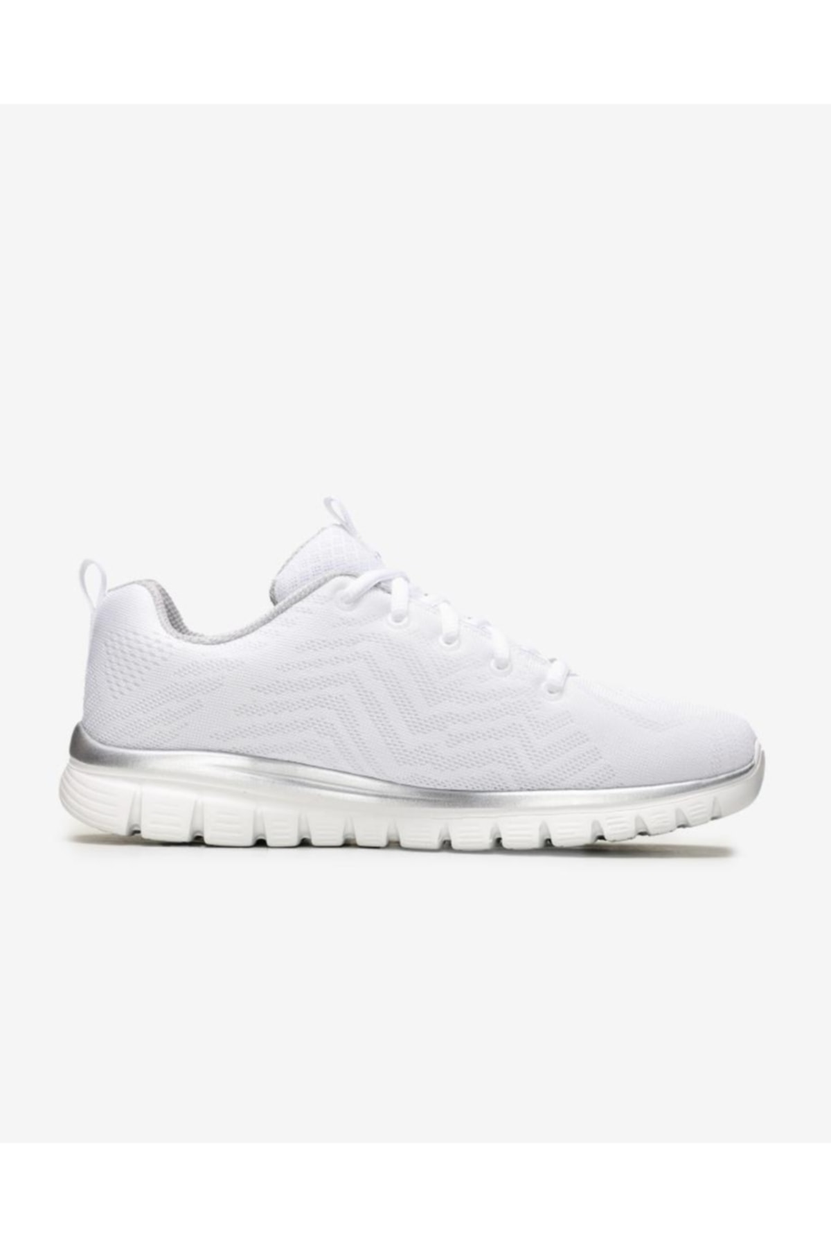 اسکچرز کفش کتانی سفید زنانه Graceful-12615 Wsl