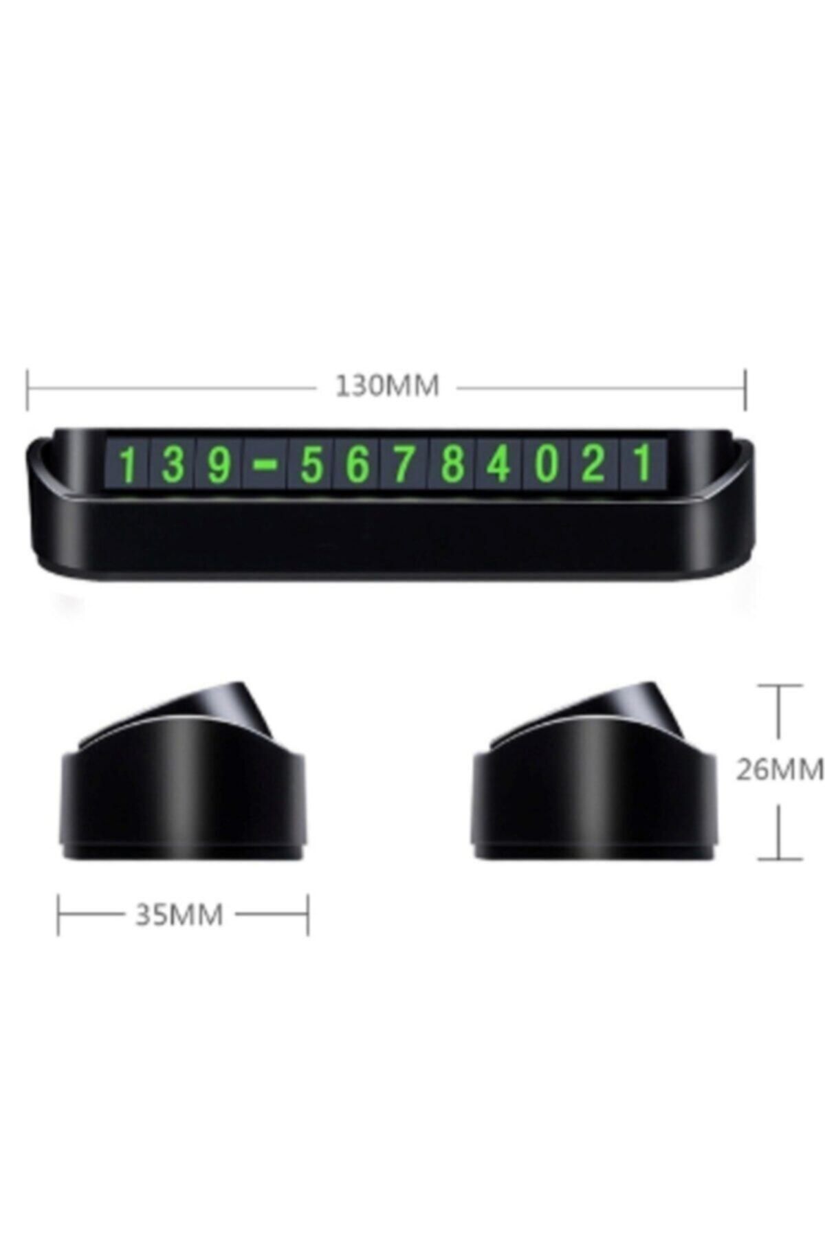 Özasya AVM-Vehicle Parking Numbering Numbering Parking Number Numbering Parking Wire Phosphorescent 3