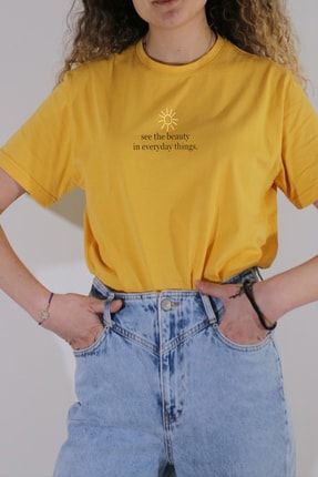 Basic T-shirt | Sarı A6