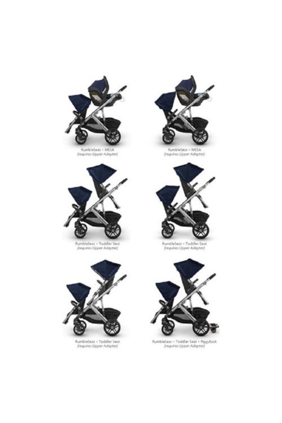 UPPABABY Vista Rumble Seat 2 cuk Unitesi Henry Cocuk Gerecleri