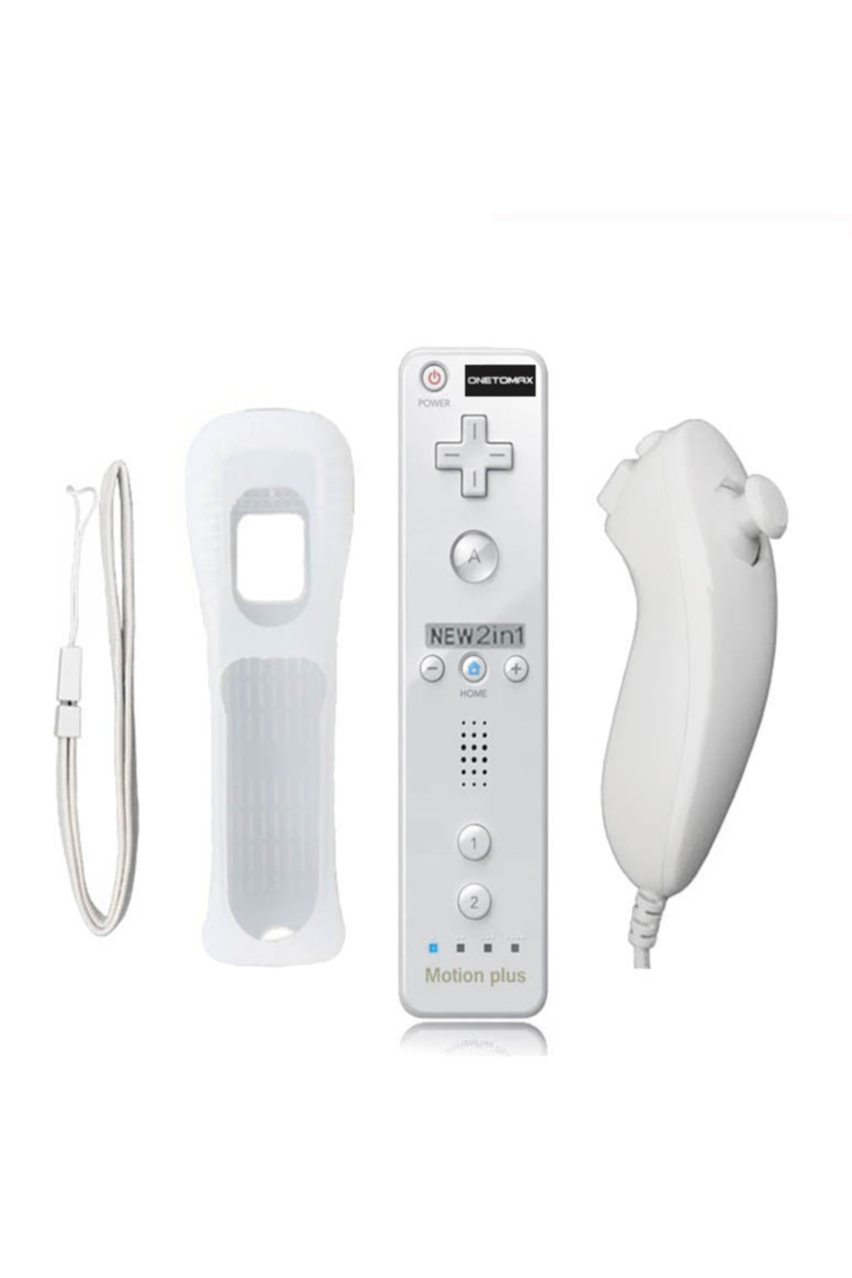 STARX Wii 2 In 1 Remote + Nunchuk Controller Motion Plus