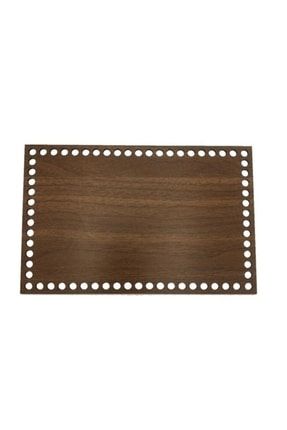 Dikdörtgen Supla, Örgü Ahşap Tepsi Tabanı Plakası, 25x35 Cm 25x35 dikdörtgen supla