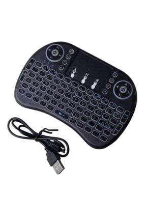 2385 Kablosuz Smart Tv Mini Klavye Mouse Işıklı Şarjlı PIRANHA2385