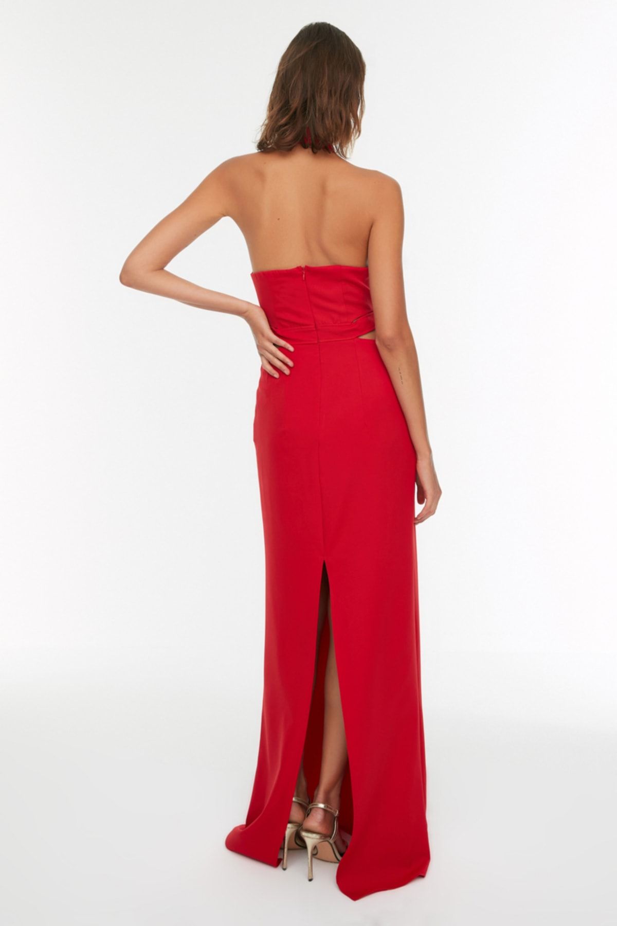 Missguided red prom dress on sale