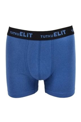 Elt1252 / Elit Modal Elastan Spor Boxer (3 Adet) | Mavi ELT1252