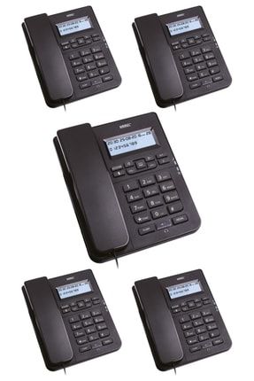 Tm145 Siyah Masaüstü Telefon 5'li Fırsat Paketi 8697426401461-01