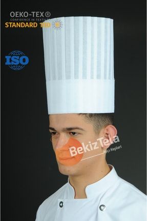 Fransız Aşçı Kepi (BEYAZ) BEK003