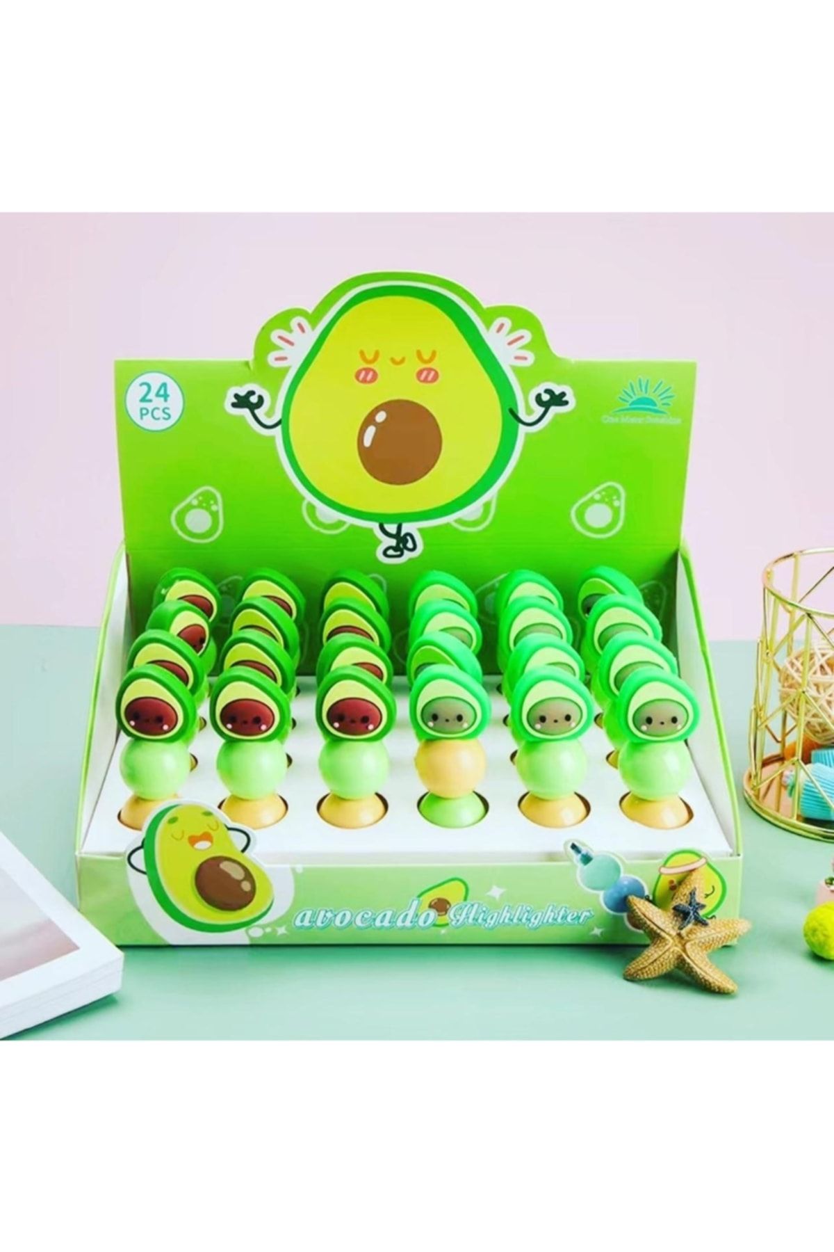 Мини-хайлайтер GreenStationery Avocado, 1 шт., YS-FSF12