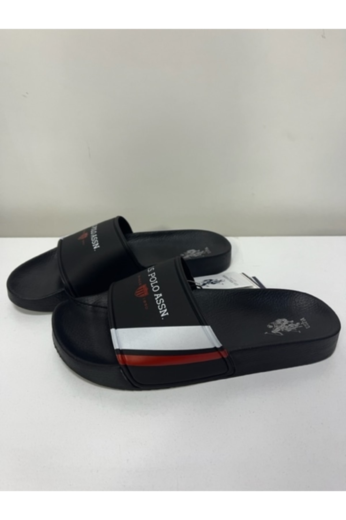 یو اس پولو صندل تک بند سبک وزن مشکی پولو مدل Willy