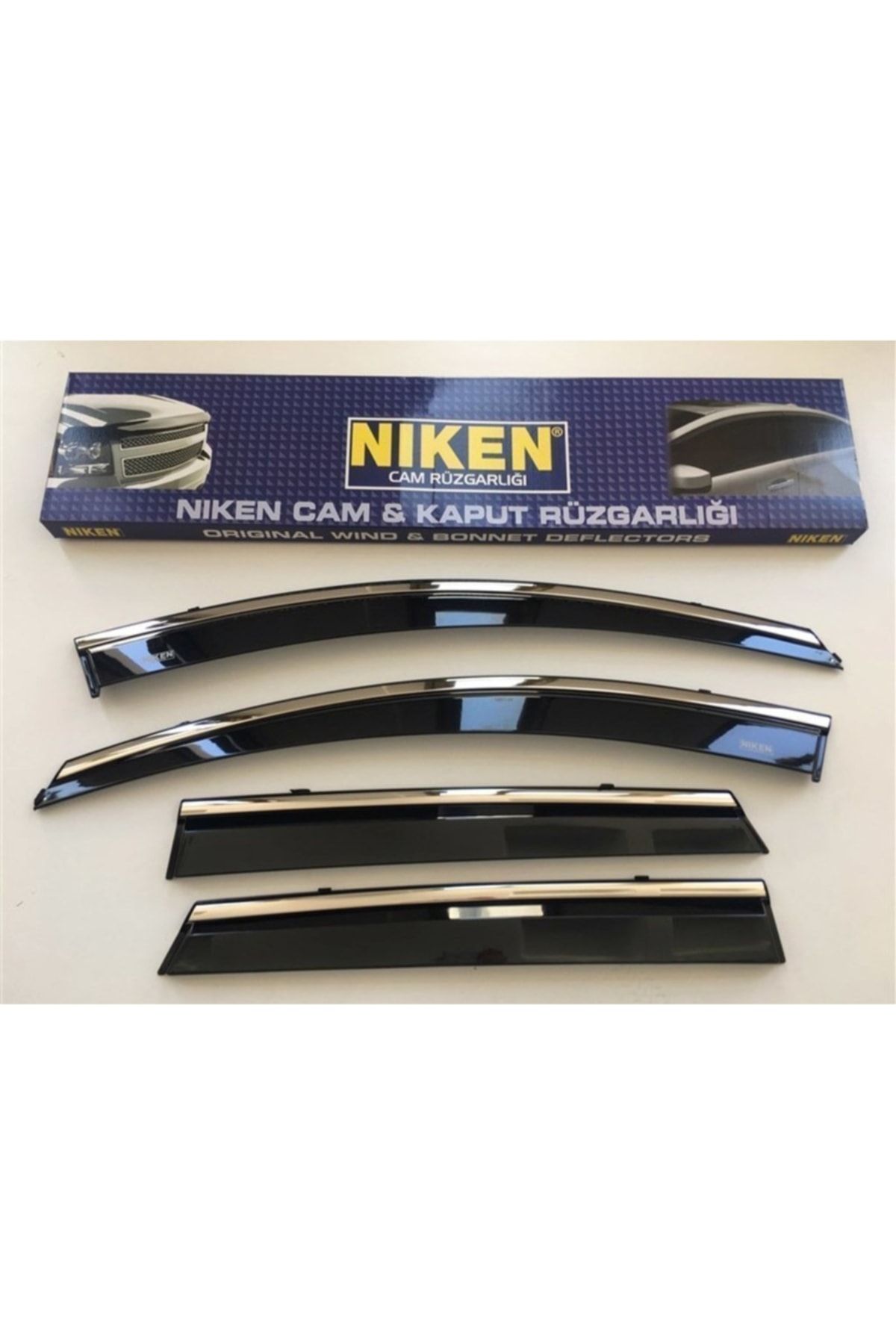 Niken Fiat Egea Kromlu Cam Rüzgarlığı Krom Rüzgarlık 2016 - 2022 Sedan / Hb Uyumlu