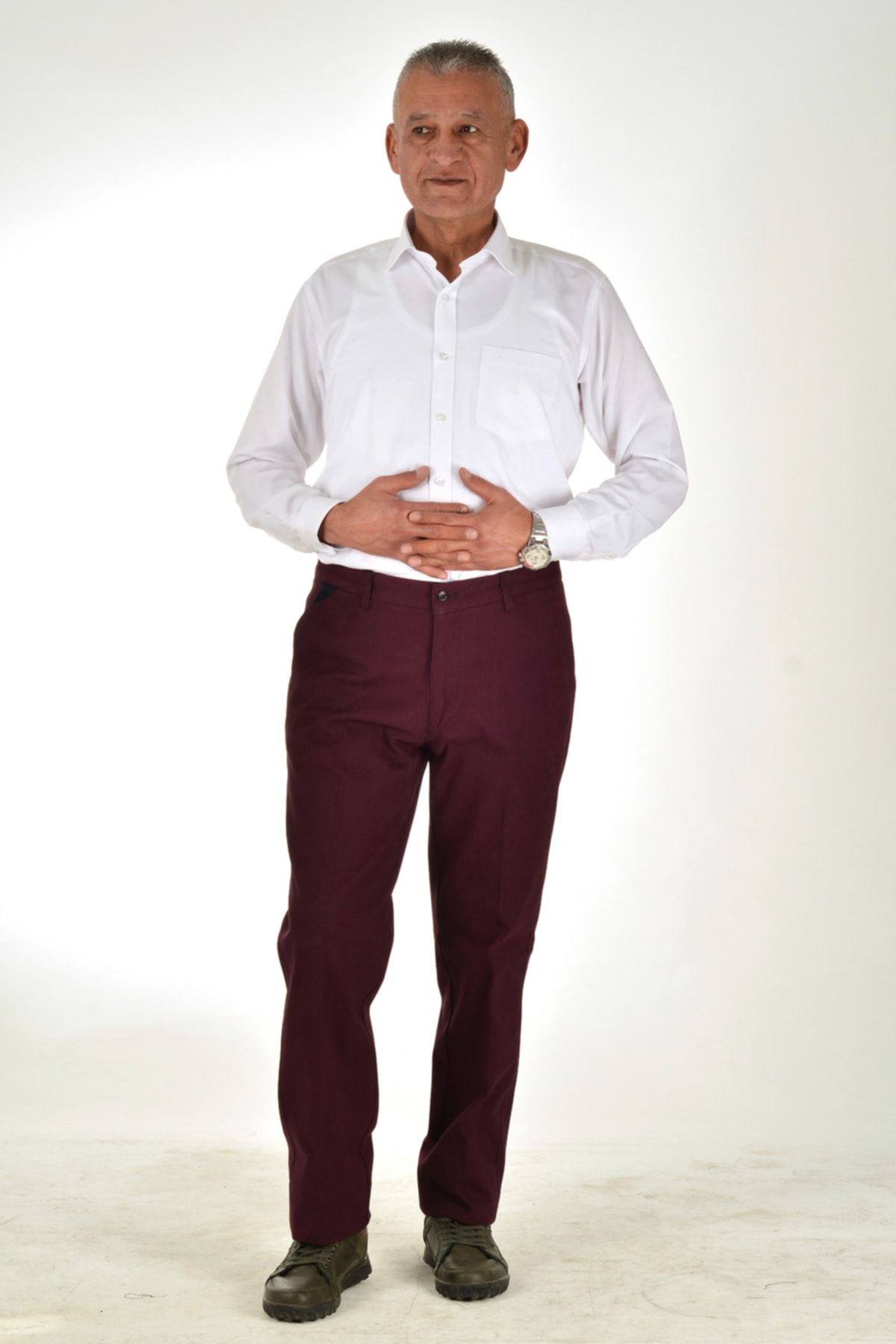COOFANDY Men's Classic Fit Flat Front Dress Pants No Iron Premium Casual  Pants Expandable Waist Suit Pants, Wine Red, 34W x 30L : Amazon.ca:  Clothing, Shoes & Accessories
