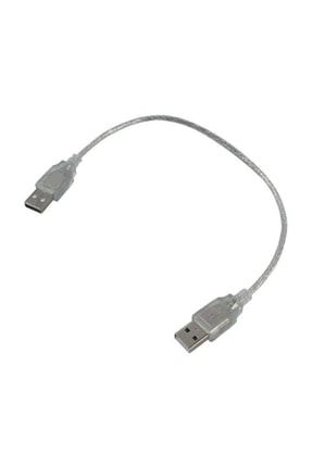 Usb Erkek-erkek Kablo 50 Cm Şeffaf USB-075